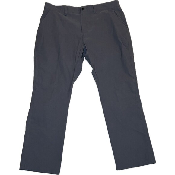 Orvis Tech Pants Mens 40x30 Gray Stretch Nylon Water Repellent Comfort Outdoor - Picture 1 of 7